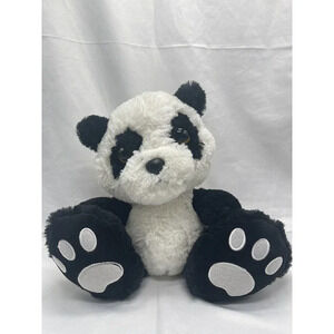 Aurora World 9" Sitting Panda Bear Plush Soft  Black White Stuffed Animal Toy